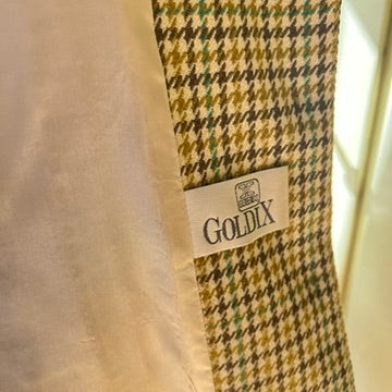 Vintage 1990s Houndstooth Pure Wool Blazer