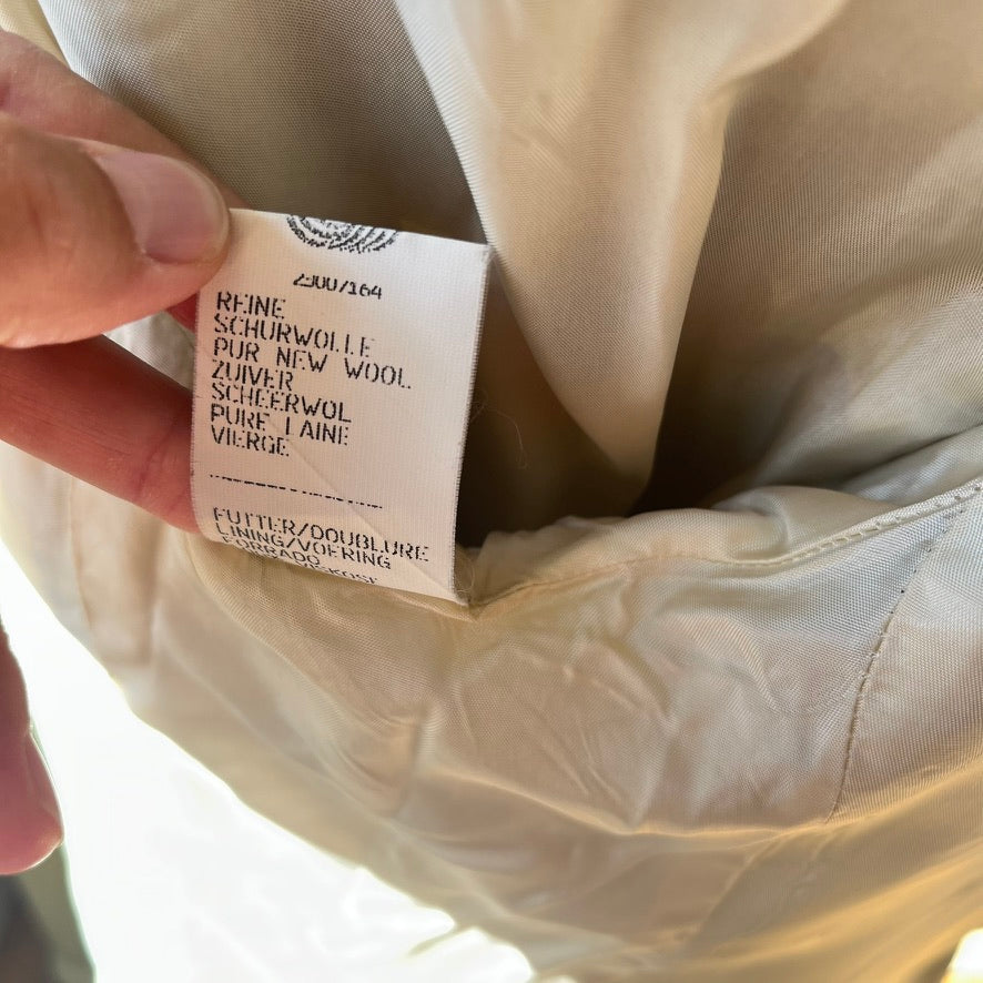 Vintage 1990s Houndstooth Pure Wool Blazer