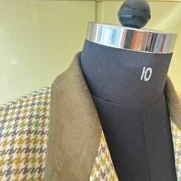 Vintage 1990s Houndstooth Pure Wool Blazer